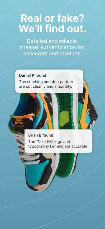 real or fake shoe app|authentication app for sneakers.